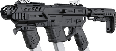 Recover Tactical PIXPMGST01 P-IX+MG PG9 SR20 Metal Front Guard Black, Stock