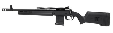 Savage 58179 110 Scout Full Size 5.56 NATO 10+1 16.50 Matte Black Threaded Barrel, Pic Rail Carbon Steel Receiver, Black Magpul Hunter Synthetic Stock Left Hand, Rifle