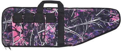 Bulldog MDG1043 Extreme Tactical 43 in Muddy Girl Camo Water-Resistant Nylon Camo, Black Trim, Tricot Lining, 4 External Velcro, Magazine Pouches