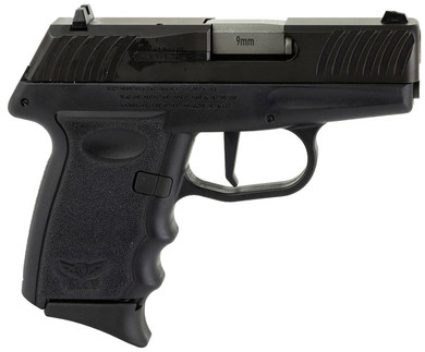 SCCY Industries DVG1CBBK DVG-1 Sub-Compact Frame 9mm Luger 10+1 3.10 Black Quadlock Barrel, Carbon Black Stainless Steel Slide, Black Poly Frame, Black Finger Grooved Grip, Pistol