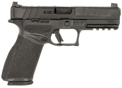 Springfield Armory Echelon Gear Up 24 Pkg 9mm Luger 20+1 17+1 4.50 Black Melonite Stainless Steel Barrel Black Melonite Optic Ready/Serrated Steel Slide Black Poly Frame w/Pic Rail Interchangeable Backstrap Grip, 5 Mags & Dual Range Bag, Pistol
