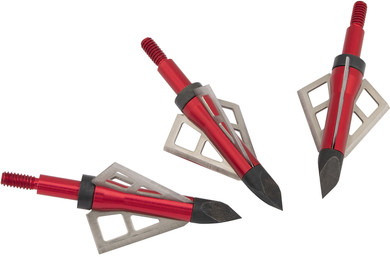Allen 14696 Photon Broadhead Stainless Steel Blades Red 3 Pack