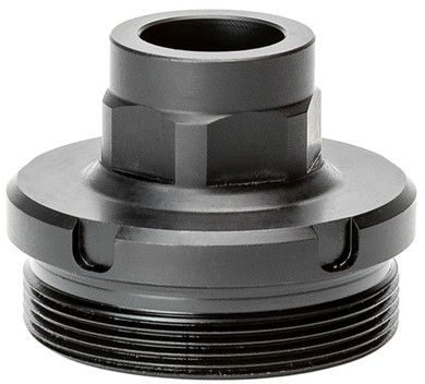 Griffin Armament DT1375X24-1/2X28 Thread Adapter 1/2x28 17-4 Stainless Steel Nitride Black, Suppressor Accessories