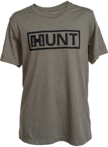 Hornady 99605M Hunt OD Green Tri-Blend Short Sleeve Medium, Graphic Tee