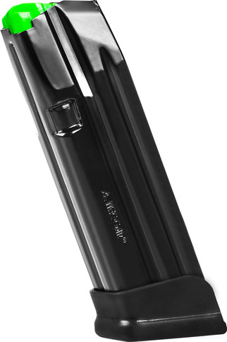 Mec-Gar MGG191800A 9mm Fits Glock 19 Black Steel/Poly 18+1, Magazine