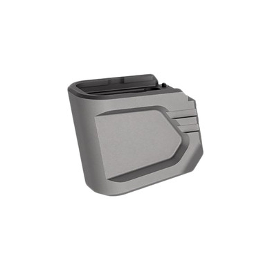 Tyrant CNC TDG48MAGEXG Magazine Extension Fits Glock 43x/48 Gray Aerospace Grade Aluminum