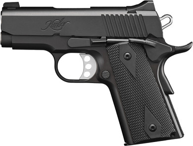 Kimber 3200061CA Ultra Carry II *CA Compliant 45 ACP 7+1 3 Stainless Match Grade Barrel, Matte Black Serrated Steel Slide, Matte Black Aluminum Frame w/Beavertail, Black Synthetic Double Diamond Checkering Grip, Pistol