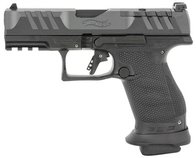 Walther 2884976 PDP Pro-E 9mm 18rd 4 Black Steel Slide, Pistol