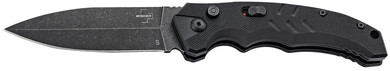 Boker 01BO796 Intention II 3.35 Fold Dagger Plain D2 Steel Blade Black G10 Handle, Knife