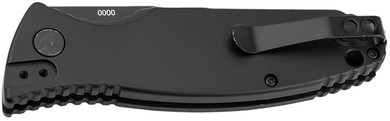 Boker 01KALS136 Kalashnikov 3.35 Clip Point Plain Black D2 Steel Blade Black/Gray Aluminum Handle, Knife
