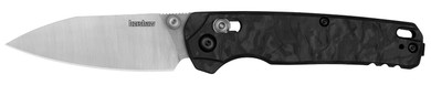 Kershaw 6105CF Bel Air Folding/Reverse Tanto Plain Blackwash CPM MagnaCut Steel Blade/Bright Nickel Cerakote 6061-T6 Aluminum Handle