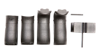 Glock 30821 Backstrap/Beavertail Set Black Polymer