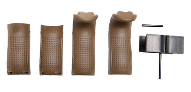 Glock 30873 Backstrap/Beavertail Set Dark Earth Polymer