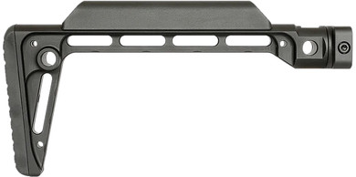 Midwest Industries MIMINF Minimalistic Fixed Stock Black 6061 Aluminum Fixed, Stock