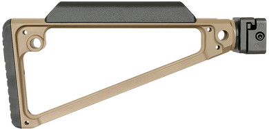 Midwest Industries MITRISFFDE Triangle Side Fold Stock Flat Dark Earth 6061 Aluminum, Stock
