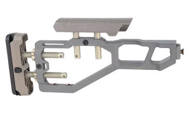 Q LLC ACCFIXSTOCKGRAY Stock Assembly Gray Fits AR-Platform, Stock