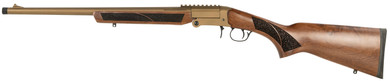 Gforce GFTXP4020Y GFTXP Youth 400 Legend 1rd 20 Bronze Cerakote Steel Barrel, Bronze Cerakote Pic Rail Steel Receiver, Fixed Walnut Wood Stock, Rifle