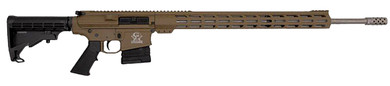 Great Lakes GL10243SSBRZ GLFA 243 Win 5+1 24 Stainless Threaded Barrel, Pic Rail Aluminum Receiver, Adj Black Synthetic Stock, Mil-spec Poly Grip, Rifle