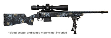 Horizon RF017S232414T19 Vandal Prime 300 PRC 24 Black Spiral Fluted Threaded Barrel, Drilled & Tapped Receiver, Textured Iota EKO Carbon Fiber Stock, Rifle