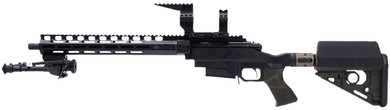 Larue Tactical LTBCSIETE308W OD Green 308 Win 5+1 Match Grade Threaded Barrel, 15 M-LOK Handguard, Black Pic Rail Receiver, Adj RAT OD Green Stock, A-PEG OD Green Grip, Briefcase, Bipod, Rifle