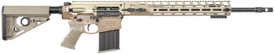 Larue Tactical LTMRGGS308W20FDE LT10 MRGG MLOK 308 Win 20+1 20 Stealth Barrel FDE Right Hand, Rifle