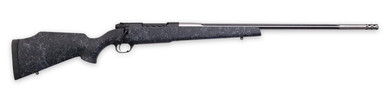 Weatherby MAM01N306SR6B Mark V Accumark 30-06 Springfield 4+1 24 Spun Stainless Fluted Threaded Barrel, Graphite Black Cerakote Drilled & Tapped Steel Receiver, Monte Carlo Matte Black w/Spiderweb Synthetic Stock, 2 Muzzle Brake, Rifle