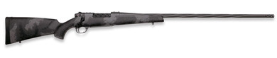 Weatherby MLW01N7MMRR8B Mark V Live Wild 7mm Rem 3+1 26 Gray Cerakote Fluted Threaded Barrel, Gray Cerakote Drilled & Tapped Steel Receiver, Fixed Black w/Gray Accents Poly Stock, Right Hand, Rifle
