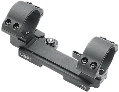 Larue Tactical LT11130 In Line QD Scope Mount Black Aluminum 30mm Tube Medium Rings