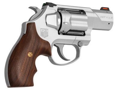 Diamondback DB075AS701 SDR Exclusive Grip 357 Mag/38 Special +P 6 Shot Polished Stainless Steel Barrel, Stainless Steel Frame & Cylinder, Hogue Wood Grip, Revolver