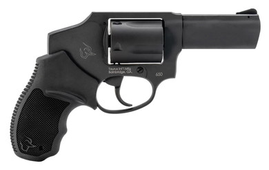Taurus 2-650131 650 Small 357 Mag/38 Special +P 5 Shot 3 Matte Black Alloy Steel Barrel, Cylinder & Frame, Black Rubber Grip, Transfer Bar Safety, Concealed Hammer, Revolver