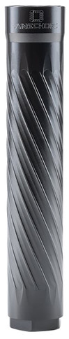 Anechoic X22B Anechox 22 22LR/17HMR/22Mag 1.10 in Black 7075-T6/Titanium 1/2 inx28