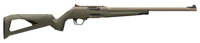 Winchester 521158102 Wildcat SR 22 LR 10+1 16.50 Flat Dark Earth Button Rifled Barrel, Flat Dark Earth Pic Rail Poly Receiver, Adj Cheek Piece & LOP OD Green Synthetic Stock, Rifle
