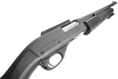 ATI ATIGMB3R MB3 R 12 Gauge Pump 3 4+1 18.50 Black Smooth Bore Barrel, Black Stainless Steel Receiver, Black Synthetic Stock, Right Hand, Shotgun