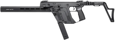 Kriss USA KV903CBL00 Vector CRB Gen3 9mm Luger 40+1 16" Black Nitride Threaded BBL, Black Pic Rail Rcvr, M-LOK Handguard, Folding/Telescoping Black Stock, Black Polymer Grip, Ambidextrous, Glock Mag Compatible,Tactical Rifles