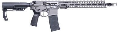 POF 02049 Minuteman DI 300 Blackout 30+1 13.75" Black Nitride Match Grade Threaded BBL, Tungsten Cerakote Alum Rcvr w/Pic Rail, M-LOK Handguard, MFT Minimalist Black Synthetic Stock & MFT Engage V2 Grip,Tactical Rifles