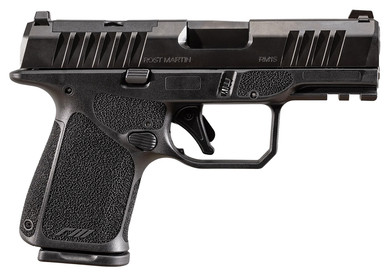 Rost Martin RM1SBLKOSP RM1S Sub-Compact 9mm Luger 15+1 3.60" Black Match Grade BBL, Black Nitron Steel Optic Ready/Serr Slide, Black Polymer Frame w/Pic Rail, Textured Grip, RMR Footprint, Ambidextrous,Pistol