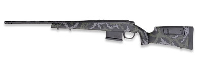 Weatherby 3WRX27MMPR4B 307 Range XP 2.0 7mm PRC 5+1 24" Graphite Black Cerakote Fluted Threaded BBL & Drilled & Tapped Rcvr, Black w/Gray & Green Sponge Accents Adj Cheek Piece & LOP Synthetic Stock, 2" Muzzle Brake,Rifle