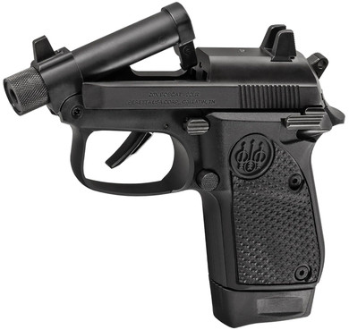 Beretta J20X22R8TB 20X Bobcat 22 LR 8+1 2.80" Black Steel BBL, ELS/Serr Steel Slide & Polymer Frame w/Beavertail, Helica Texture Grip,Pistol