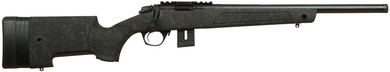 Bergara BMR007 BMR-X 22 LR 10+1 18" Blued Heavy Threaded BBL, Blued Pic Rail Rcvr, Adj LOP Green w/Black Webbing Synthetic Stock,Rifle