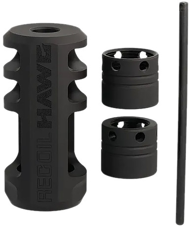Browning 001293097 Xeno Recoil Hawg Black Matte Stainless 5/8"x24 Threads 2.20" OAL,Brakes & Compensators