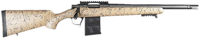Christensen Arms 8010656800 Ridgeline Scout 450 Bushmaster 4+1 16" Carbon Fiber Wrapped Button Rifled/Threaded BBL, Black Cerakote Pic Rail Steel Rcvr, Pic Rail Forend, Fixed Sporter Tan w/Black Webbing Carbon Fiber Stock,Rifle