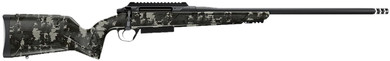 Christensen Arms 8011503701 Evoke Hunter 7mm BC 3+1 20" Black Cerakote Button Rifled/Threaded BBL, Black Cerakote Pic Rail Steel Rcvr, Adj Multi-Tone Green Polymer Stock,Rifle