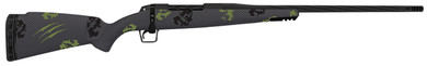 Fierce TWROG270WIN24BF Twisted Rogue Full Size 270 Win 3+1 24" Black Cerakote Fluted Threaded BBL, Black Cerakote Stainless Drilled & Tapped Rcvr, Arca Rail Forend, Forest Camo Fixed Carbon Fiber Stock, Right Hand,Rifle