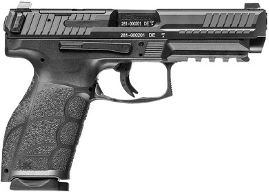 HK 81001057 VP9A1 K Compact 9mm Luger 15+1 4.09" Black Steel BBL, Black Steel Optic Ready/Serr Slide, Black Polymer Frame w/Pic Rail, Interchangeable Backstrap Grip, Ambidextrous,Pistol