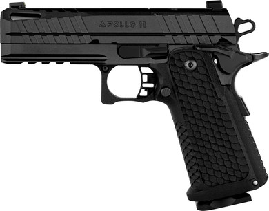 Live Free Armory LFAPC61305P Apollo 11 Compact 9mm Luger 17+1 4.15" Stainless Ported BBL, Elite Rose Cerakote Optic Cut/Serr Stainless Slide & Steel Frame w/Beavertail & Pic Rail, Textured Grip,Pistol
