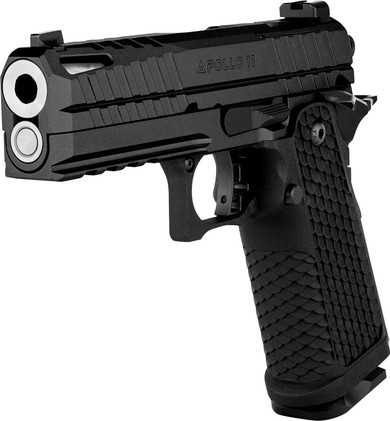 Live Free Armory LFAPC61305P Apollo 11 Compact 9mm Luger 17+1 4.15" Stainless Ported BBL, Elite Rose Cerakote Optic Cut/Serr Stainless Slide & Steel Frame w/Beavertail & Pic Rail, Textured Grip,Pistol