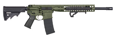 LWRC ICDIR3ODG16 DI 300 Blackout 30+1 16.10" Black Nitride Threaded BBL, OD Green Rcvr w/Pic, M-LOK Handguard, LWRC Adj Compact Black Polymer Stock, Black Magpul+ Grip, Ambidextrous,Tactical Rifles