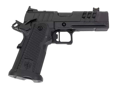 SDS Imports 12500015 9 DS-D Comp 9mm Luger 17+1 4.25" Black QPQ Ported Bull BBL, QPQ Tenifer Cerakote Ported/Optic Cut/Serr Steel Slide, QPQ Tenifer Cerakote Steel Frame w/Accessory Rail & Beavertail,Pistol