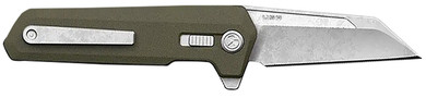 Magpul MAG1081ODG Breslau Wharncliffe Plain Stonewashed MIM Steel Blade, OD Green Polymer Handle,Knives