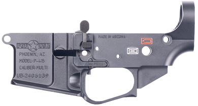 POF 00626 P415 Gen 4 Black Hardcoat Anod Alum,Stripped Lowers